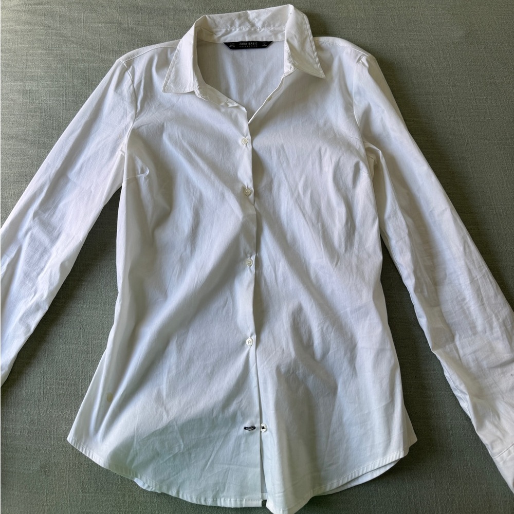 White Button-Up Shirt
